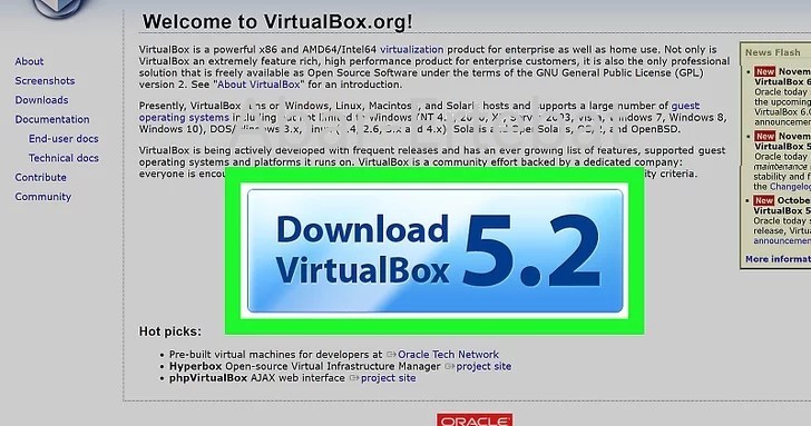 آموزش نصب VirtualBox